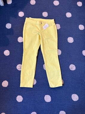 NWT Ann Taylor Yellow Pants Size 6